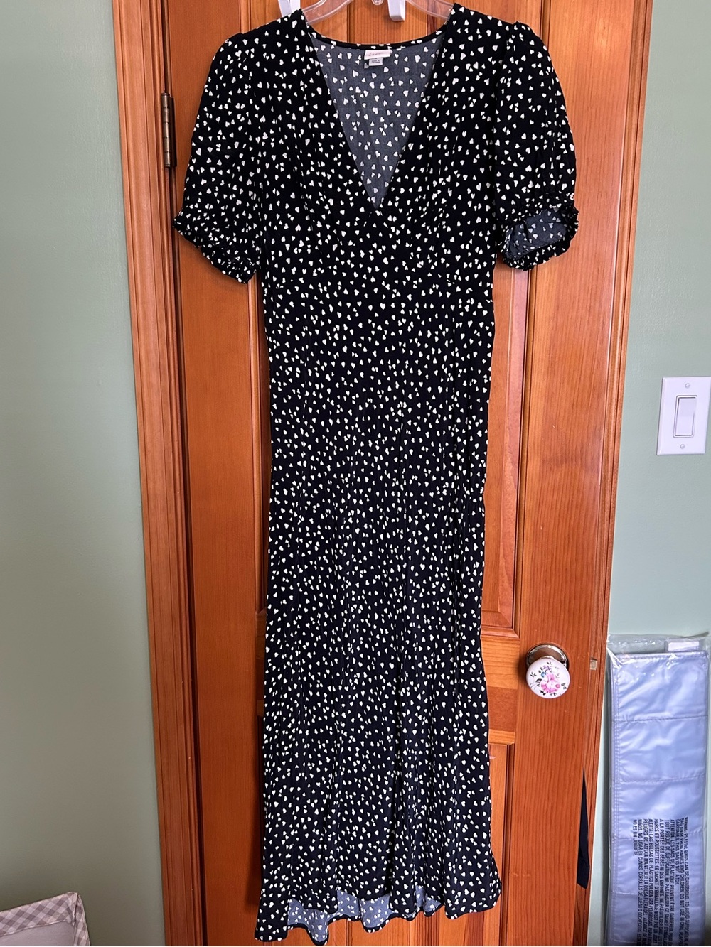Brand New Day Heart dot Midi Dress